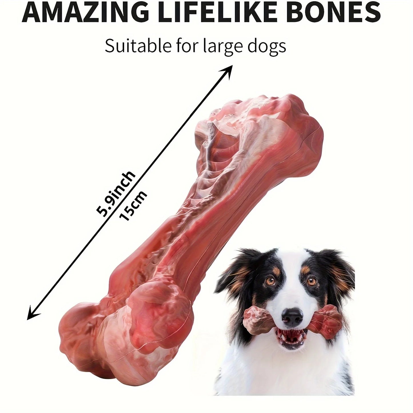 Indestructible Dog Chew Toy for Aggressive Chewers - Durable