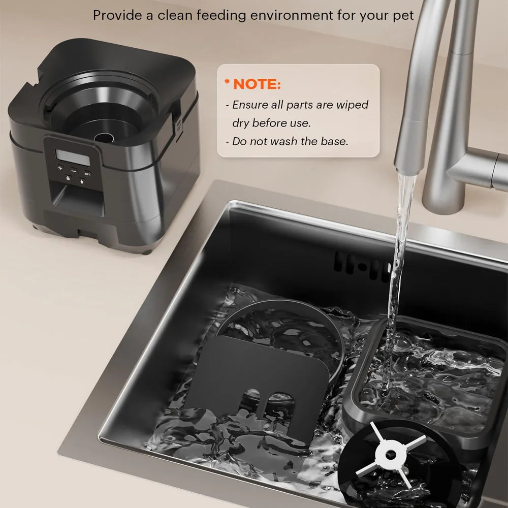 Automatic Pet Feeder, Slow Food Machine with Quantitative Automatic Dispenser for Cats and Dogs Cats Bowl