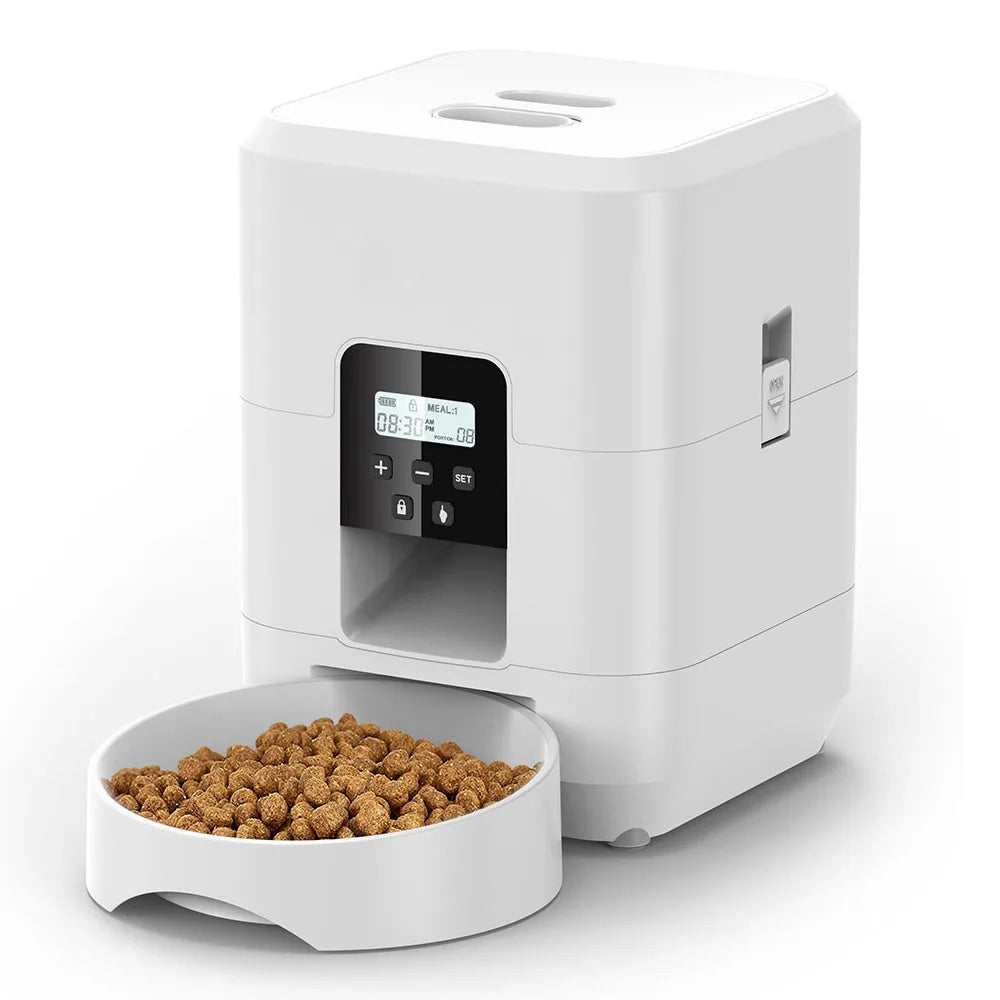 Automatic Pet Feeder, Slow Food Machine with Quantitative Automatic Dispenser for Cats and Dogs Cats Bowl