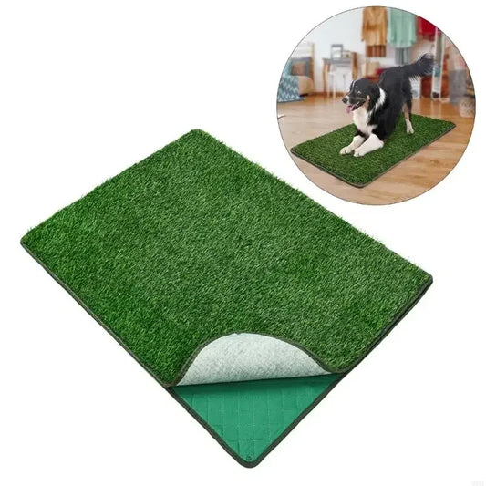 Realistic Artificial Grass for Dog Potty, Washable Mat!