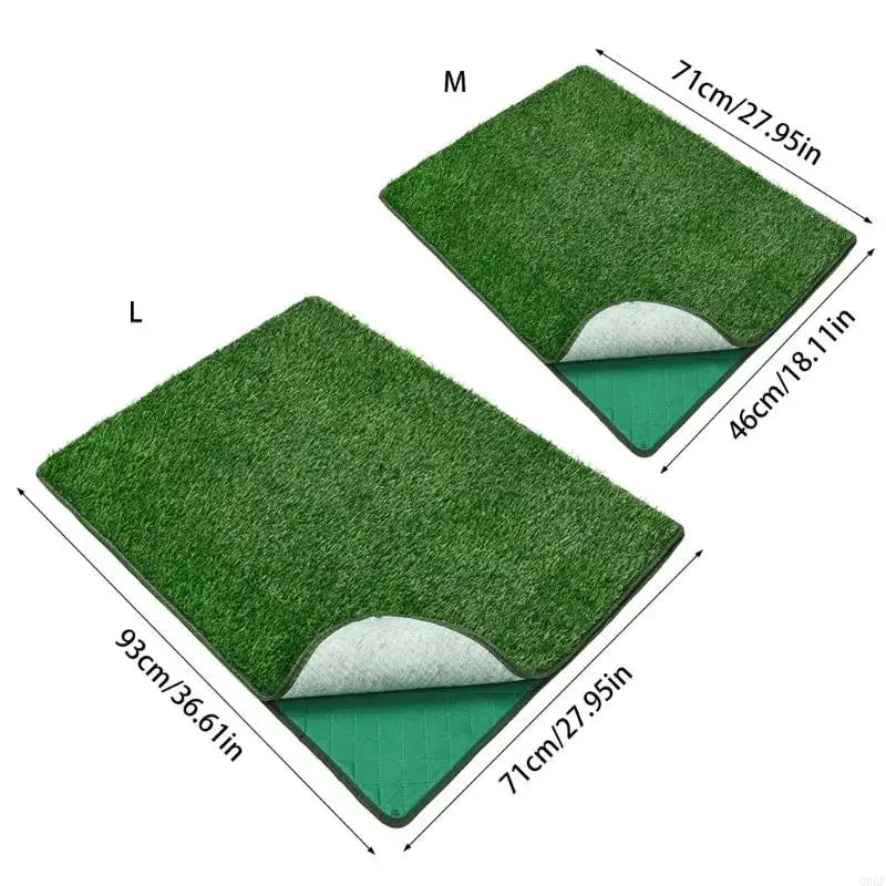 Realistic Artificial Grass for Dog Potty, Washable Mat!