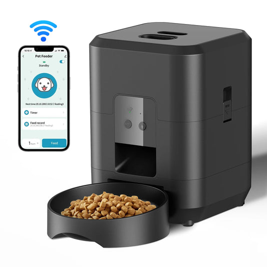 Automatic Pet Feeder, Slow Food Machine with Quantitative Automatic Dispenser for Cats and Dogs Cats Bowl